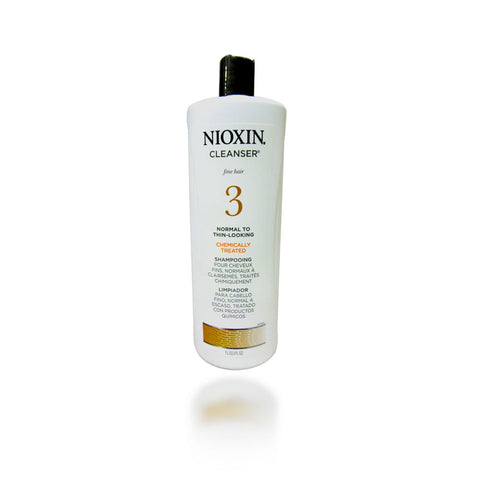 Nioxin System 3 Cleanser Shampoo, 33.8 oz
