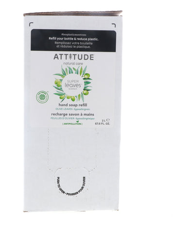 Attitude Hand Soap Refill, Olive Leaves, 67.6 oz