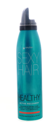 Sexy Hair Active Recovery Repairing Blow Dry Foam, 6.8 oz