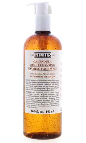 Kiehl's Calendula Deep Cleansing Foaming Face Wash, 16.9 oz