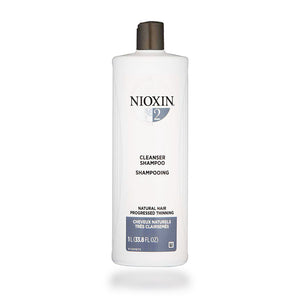 Nioxin System 2 Cleanser Shampoo, 33.8 oz 3 Pack