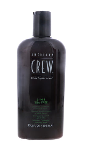 American Crew 3-in-1 Tea Tree Shampoo, Conditioner & Body Wash, 15.2 oz