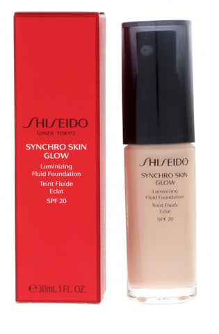 Shiseido Synchro Skin Glow Luminizing Fluid Foundation SPF20, No. 2 Neutral, 1 oz