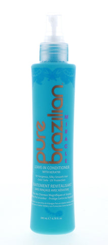 Pure Brazilian Miracle Leave-In Conditioner with Keratin, 6.78 oz