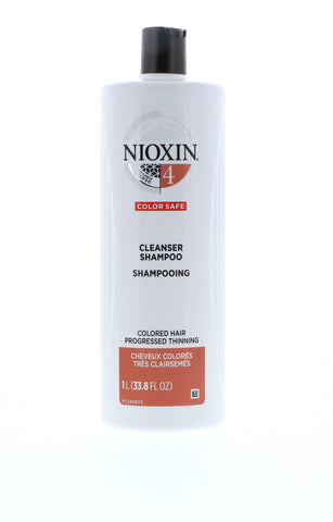 Nioxin System 4 Cleanser Shampoo, 33.8 oz 6 Pack