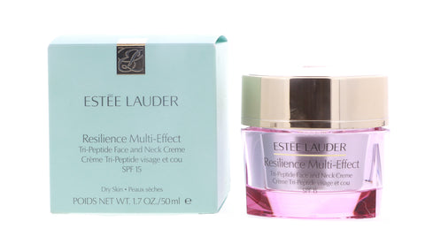 Estee Lauder Resilience Multi-Effect Tri-Peptide Face and Neck Creme SPF15 for Dry Skin, 1.7 oz