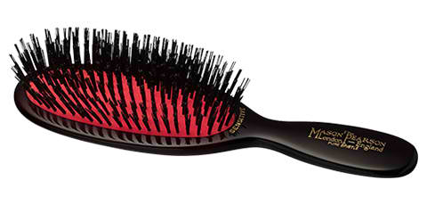 Mason Pearson Pocket Mixture Hair Brush (BN4), Dark Ruby