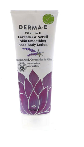 Derma-E Vitamin E Lavender & Neroli Therapeutic Shea Body Lotion, 8 oz