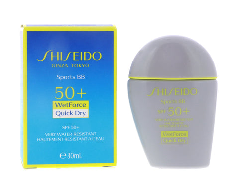Shiseido Sports BB Wetforce Quick Dry SPF50+, Medium, 1.0 oz