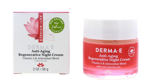 Derma-E Anti-Aging Regenerative Night Cream, 2 oz 3 Pack