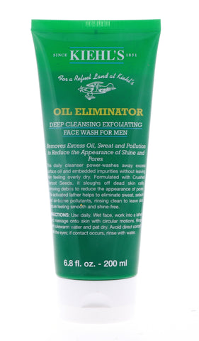 Kiehl's Oil Eliminator Deep Cleansing Exfoliating Face Wash for Men, 6.8 oz