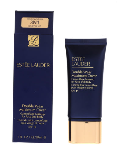 Estee Lauder Double Wear Maximum Cover Camouflage Makeup for Face and Body SPF15, 3N1 Ivory Beige, 1 oz
