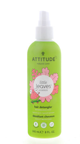 Attitude Little Leaves Hair Detangler, Watermelon & Coco, 8 oz