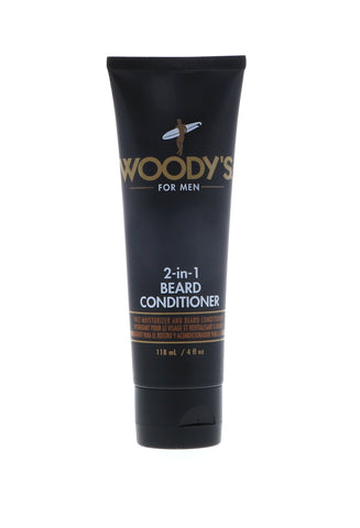 Woody's 2-in-1 Beard Conditioner, 4 oz 2 Pack