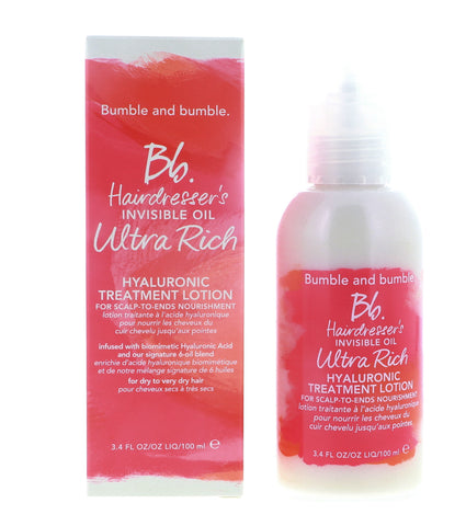 Bumble and Bumble Hairdresser's Invisible Oil Ultra Rich Hyaluronic Treatment Lotion, 3.4 oz