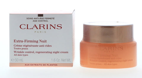 Clarins Extra-Firming Regenerating Night Cream for All Skin Types, 1.6 oz Pack of 3