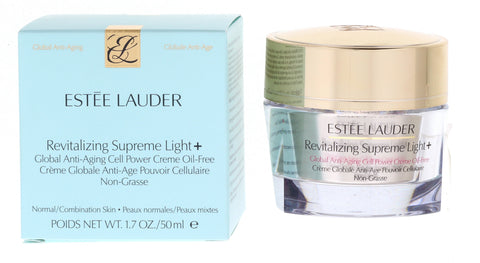 Estee Lauder Revitalizing Supreme Light + Global Anti-Aging Cell Power Crème Oil-Free, 1.7 oz