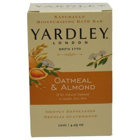 Yardley Oatmeal & Almond Bath Bar, 4.25 oz - ASIN: B018IZXP4Q