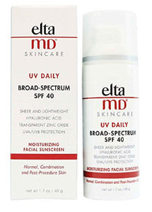 EltaMD UV Daily Broad-Spectrum SPF 40 Moisturizing Facial Sunscreen, 48 g / 1.7 oz