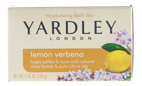 Yardley Lemon Verbena Bath Bar, 4.25 oz - ASIN: B01MS68KBI