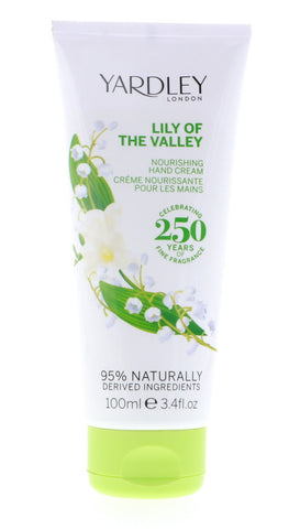 Yardley Lily of the Valley Nourishing Hand Cream, 3.4 oz 3 Pack