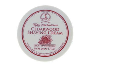 Taylor of Old Bond Street Shaving Cream Bowl, Cedarwood, 5.3 oz