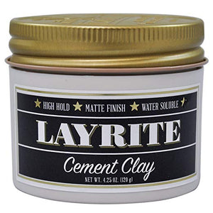 Layrite Cement Hair Clay, 4.25 oz