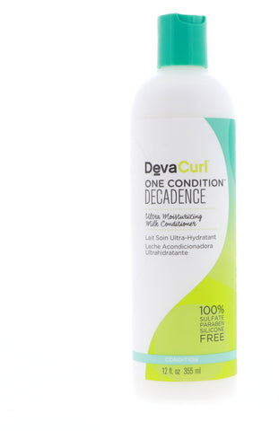Devacurl One Condition Decadence Ultra Moisturizing Milk Conditioner 12 oz 2 Pack