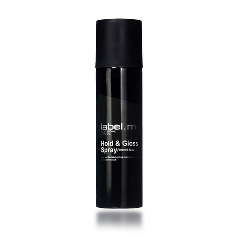 Label. M Hold and Gloss Spray, 6.8 oz