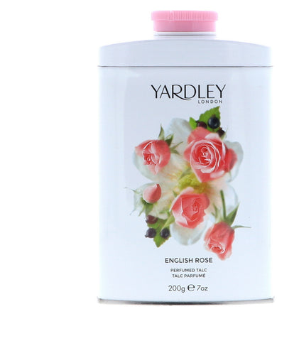 Yardley English Rose Perfume Talc, 7 oz Pack of 2