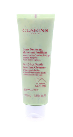 Clarins Purifying Gentle Foaming Cleanser for Combination to Oily Skin, 4.2 oz