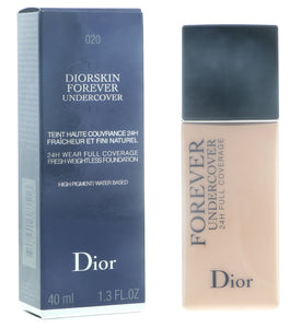 Dior Diorskin Forever Undercover Foundation for Women, No.020 Light Beige, 1.3 oz