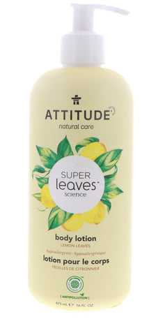 Attitude Super Leaves Body Lotion, Lemon Leaves, 16 oz