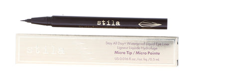 Stila Stay All Day Waterproof Liquid Eye Liner Micro Tip, Dark Brown, 0.016 oz