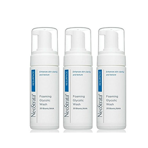 NeoStrata Foaming Glycolic Wash, 3.4 oz Pack of 3 3 Pack