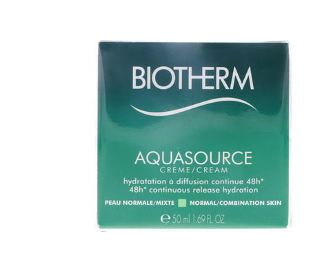 Biotherm Aqua Source 48-Hour Continuous Release Hydration Cream, Normal/Combination Skin, 1.69 oz