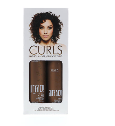 Surface Trio Curls Shampoo 10 oz , Conditioner 6 oz , Curl Whip Mousse 5.5 oz