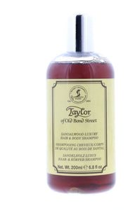 Taylor of Old Bond Street Hair & Body Shampoo, Sandalwood, 6.8 oz