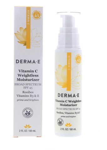 Derma-E Vitamin C Weightless Moisturizer SPF45, 2 oz
