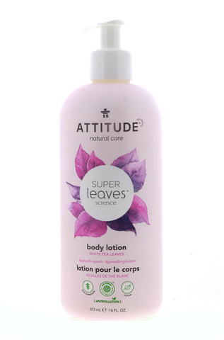 Attitude Super Leaves Body Lotion, White Tea Leaves, 16 oz