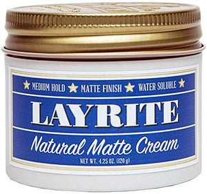 Layrite Natural Matte Cream, 4.25 oz