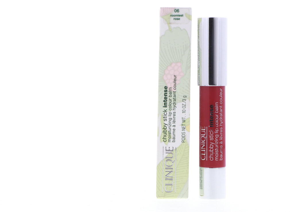 Clinique Chubby Stick Intense Moisturizing Lip Colour Balm, No. 06 Roomiest Rose, 0.10 oz