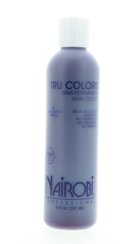 Nairobi Tru Colors Semi-Permanent Hair Color No.8 Purplecett Purple, 8 oz