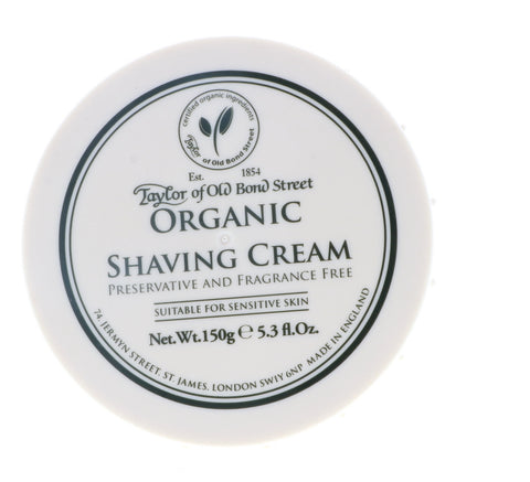 Taylor of Old Bond Street Shaving Cream Bowl, Organic, 5.3 oz