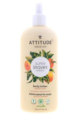 Attitude Super Leaves Body Lotion, Orange Leaves, 16 oz