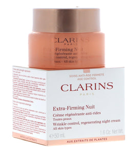 Clarins Extra-Firming Regenerating Night Cream for All Skin Types, 1.6 oz