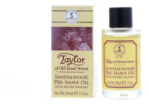 Taylor of Old Bond Street Pre-Shave Oil, Sandalwood, 1 oz