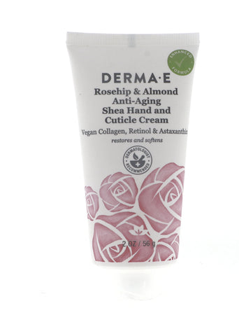 Derma-E Roseship & Almond Protecting Shea Hand and Cuticle Cream, 2 oz