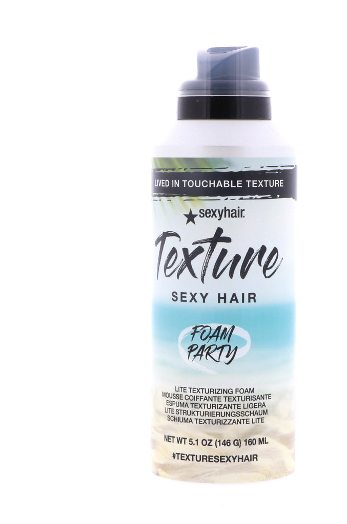 Sexy Hair Foam Party Texturizing Mousse, 5.1 oz
