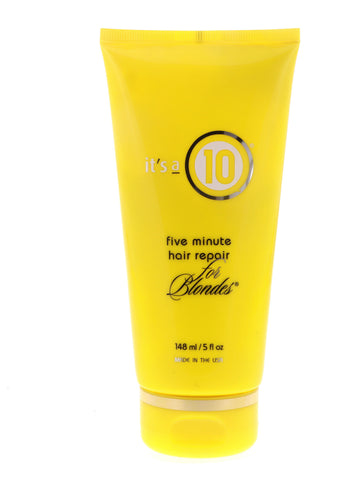 It's a 10 Five Minute Hair Repair for Blondes, 5 oz